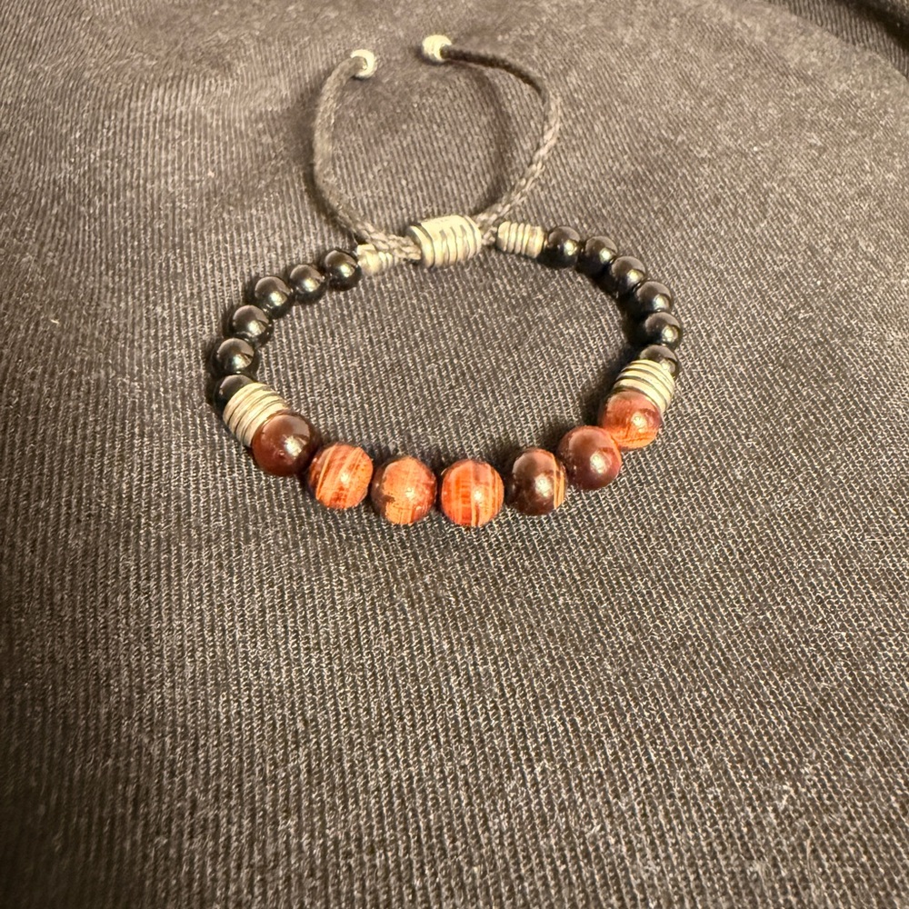 EFFY Tiger’s Eye & Sterling Silver Bolo Bracelet